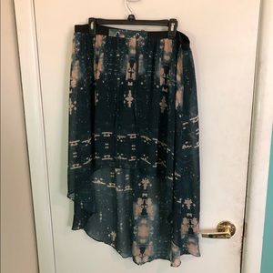 High low skirt